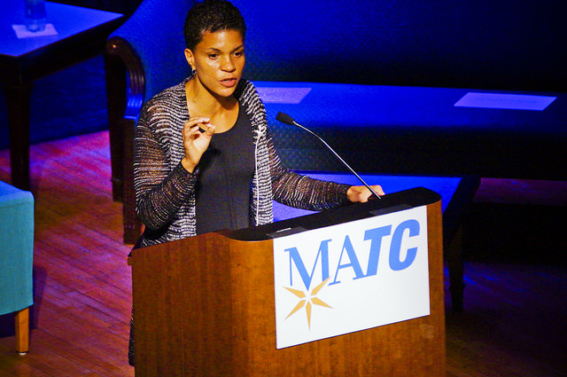 Michelle Alexander at Podium